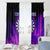 Dartboard and Darts Window Curtain with Purple Smoke Background and Custom Team Name - Wonder Print Shop