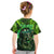 Grim Reaper and Dartboard Darts Kid T Shirt with Green Lightning Background and Custom Team Name - Wonder Print Shop