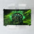 Grim Reaper and Dartboard Darts Tablecloth with Green Lightning Background and Custom Team Name - Wonder Print Shop