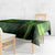 Grim Reaper and Dartboard Darts Tablecloth with Green Lightning Background and Custom Team Name - Wonder Print Shop