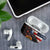 Custom American Flag and Bald Eagle Darts AirPods Case with Flaming Dartboard - Wonder Print Shop