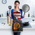 Custom American Flag and Bald Eagle Darts Apron with Flaming Dartboard - Wonder Print Shop