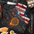 Custom American Flag and Bald Eagle Darts Apron with Flaming Dartboard - Wonder Print Shop