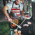Custom American Flag and Bald Eagle Darts Apron with Flaming Dartboard - Wonder Print Shop