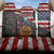 Custom American Flag and Bald Eagle Darts Back Car Seat Cover with Flaming Dartboard - Wonder Print Shop