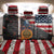 Custom American Flag and Bald Eagle Darts Back Car Seat Cover with Flaming Dartboard - Wonder Print Shop