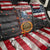 Custom American Flag and Bald Eagle Darts Back Car Seat Cover with Flaming Dartboard - Wonder Print Shop