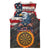 Custom American Flag and Bald Eagle Darts Basketball Jersey with Flaming Dartboard - Wonder Print Shop