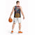 Custom American Flag and Bald Eagle Darts Basketball Jersey with Flaming Dartboard - Wonder Print Shop