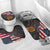 Custom American Flag and Bald Eagle Darts Bathroom Set with Flaming Dartboard - Wonder Print Shop