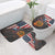 Custom American Flag and Bald Eagle Darts Bathroom Set with Flaming Dartboard - Wonder Print Shop