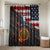 Custom American Flag and Bald Eagle Darts Bathroom Set with Flaming Dartboard - Wonder Print Shop