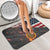 Custom American Flag and Bald Eagle Darts Bathroom Set with Flaming Dartboard - Wonder Print Shop