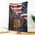 Custom American Flag and Bald Eagle Darts Blanket with Flaming Dartboard - Wonder Print Shop