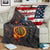 Custom American Flag and Bald Eagle Darts Blanket with Flaming Dartboard - Wonder Print Shop