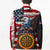 Custom American Flag and Bald Eagle Darts Blazer with Flaming Dartboard - Wonder Print Shop