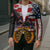 Custom American Flag and Bald Eagle Darts Blazer with Flaming Dartboard - Wonder Print Shop