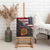 Custom American Flag and Bald Eagle Darts Canvas Wall Art with Flaming Dartboard - Wonder Print Shop