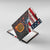 Custom American Flag and Bald Eagle Darts Canvas Wall Art with Flaming Dartboard - Wonder Print Shop