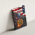 Custom American Flag and Bald Eagle Darts Canvas Wall Art with Flaming Dartboard - Wonder Print Shop