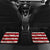 Custom American Flag and Bald Eagle Darts Car Mats with Flaming Dartboard - Wonder Print Shop