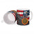 Custom American Flag and Bald Eagle Darts Ceramic Mug with Flaming Dartboard - Wonder Print Shop
