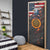 Custom American Flag and Bald Eagle Darts Door Cover with Flaming Dartboard - Wonder Print Shop