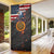 Custom American Flag and Bald Eagle Darts Door Cover with Flaming Dartboard - Wonder Print Shop