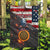 Custom American Flag and Bald Eagle Darts Garden Flag with Flaming Dartboard - Wonder Print Shop