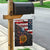 Custom American Flag and Bald Eagle Darts Garden Flag with Flaming Dartboard - Wonder Print Shop