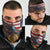 American Flag and Bald Eagle Darts Neck Gaiter with Flaming Dartboard TS04