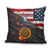 Custom American Flag and Bald Eagle Darts Pillow Cover with Flaming Dartboard - Wonder Print Shop