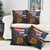 Custom American Flag and Bald Eagle Darts Pillow Cover with Flaming Dartboard - Wonder Print Shop