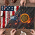 Custom American Flag and Bald Eagle Darts Puzzle with Flaming Dartboard - Wonder Print Shop