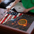 Custom American Flag and Bald Eagle Darts Puzzle with Flaming Dartboard - Wonder Print Shop