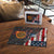Custom American Flag and Bald Eagle Darts Puzzle with Flaming Dartboard - Wonder Print Shop