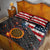 Custom American Flag and Bald Eagle Darts Quilt Bed Set with Flaming Dartboard - Wonder Print Shop