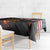 Custom American Flag and Bald Eagle Darts Tablecloth with Flaming Dartboard - Wonder Print Shop