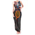 Custom American Flag and Bald Eagle Darts Tank Maxi Dress with Flaming Dartboard - Wonder Print Shop