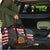 Custom American Flag and Bald Eagle Darts Travel Bag with Flaming Dartboard - Wonder Print Shop