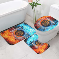 Custom Thunder Lightning Darts Bathroom Set Dartboard Water Fire - Wonder Print Shop