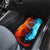 Custom Thunder Lightning Darts Car Mats Dartboard Water Fire - Wonder Print Shop
