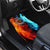 Custom Thunder Lightning Darts Car Mats Dartboard Water Fire - Wonder Print Shop