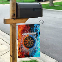 Custom Thunder Lightning Darts Garden Flag Dartboard Water Fire - Wonder Print Shop