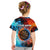 Custom Thunder Lightning Darts Kid T Shirt Dartboard Water Fire - Wonder Print Shop