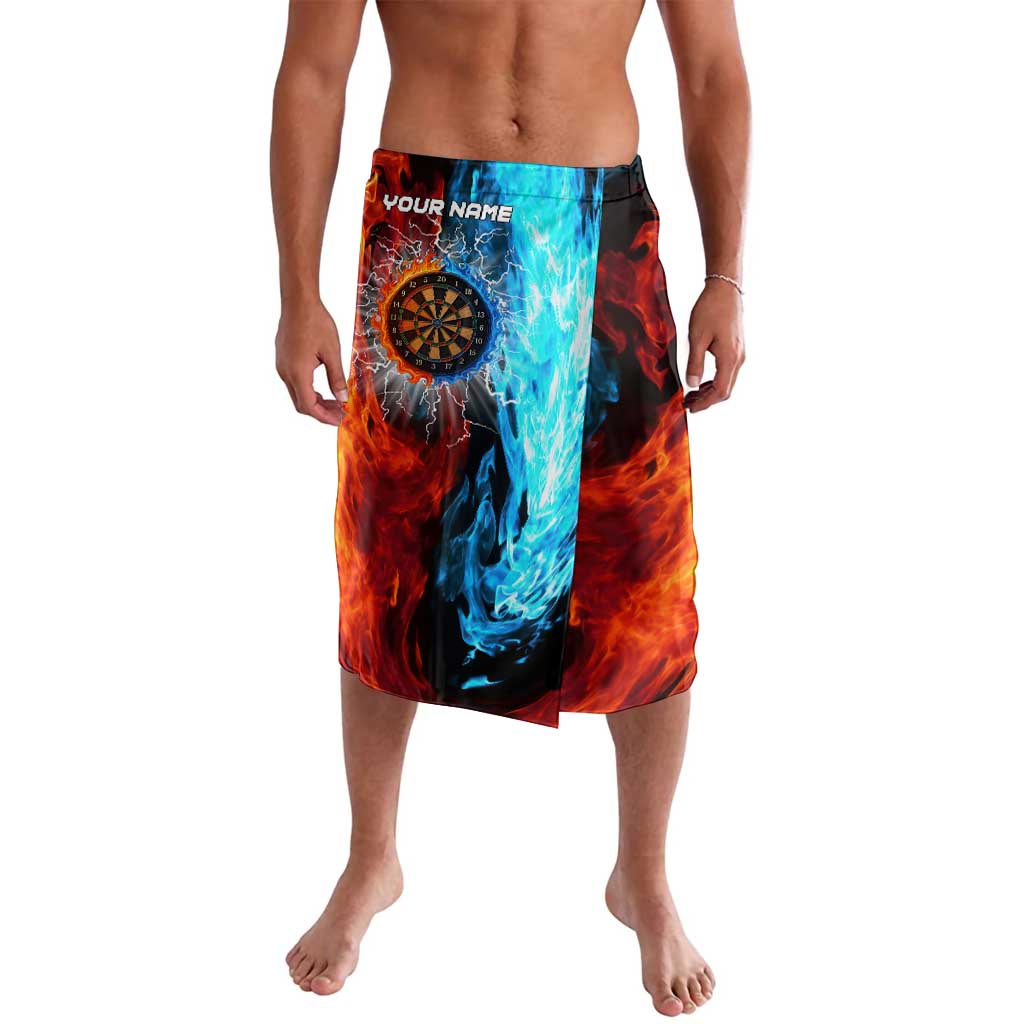 Custom Thunder Lightning Darts Lavalava Dartboard Water Fire - Wonder Print Shop