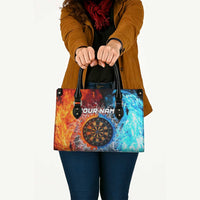 Custom Thunder Lightning Darts Leather Bag Dartboard Water Fire - Wonder Print Shop