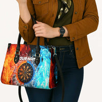 Custom Thunder Lightning Darts Leather Bag Dartboard Water Fire - Wonder Print Shop