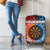 Custom Thunder Lightning Darts Luggage Cover Dartboard Water Fire - Wonder Print Shop