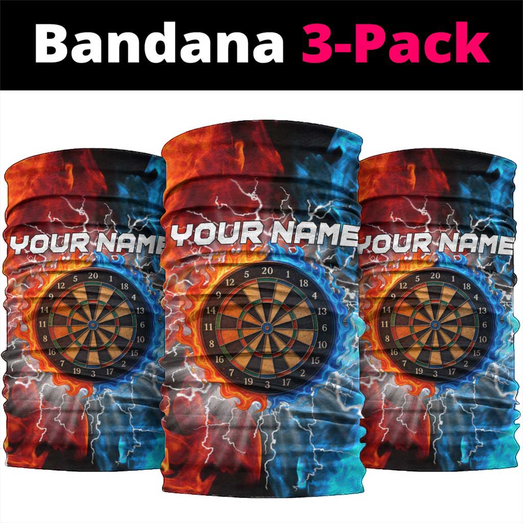Thunder Lightning Darts Neck Gaiter Dartboard Water Fire TS04